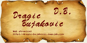 Dragić Bujaković vizit kartica